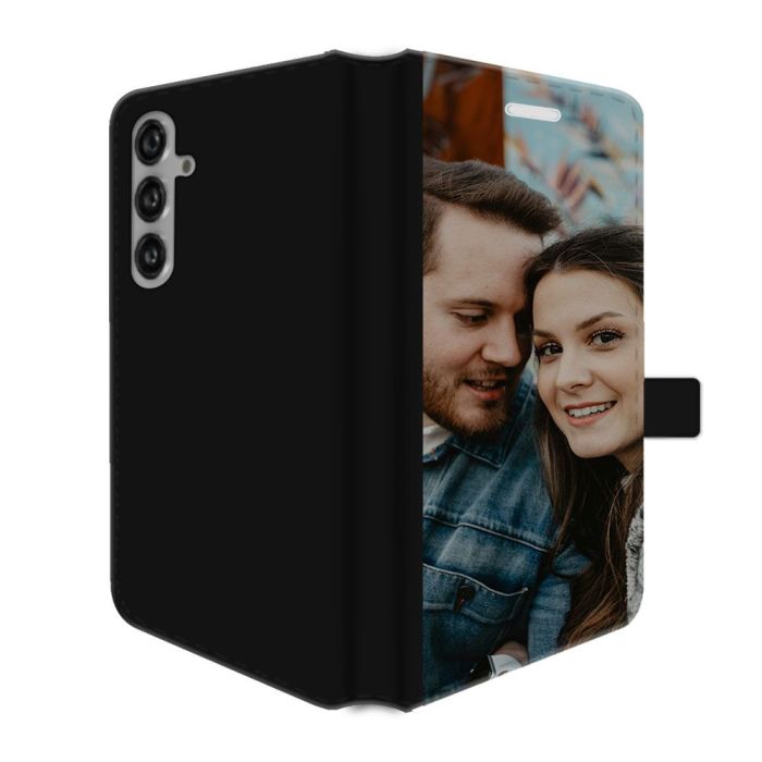 Samsung Galaxy S24 Plus - Portemonnee Hoesje Maken (Voorzijde Bedrukt)
