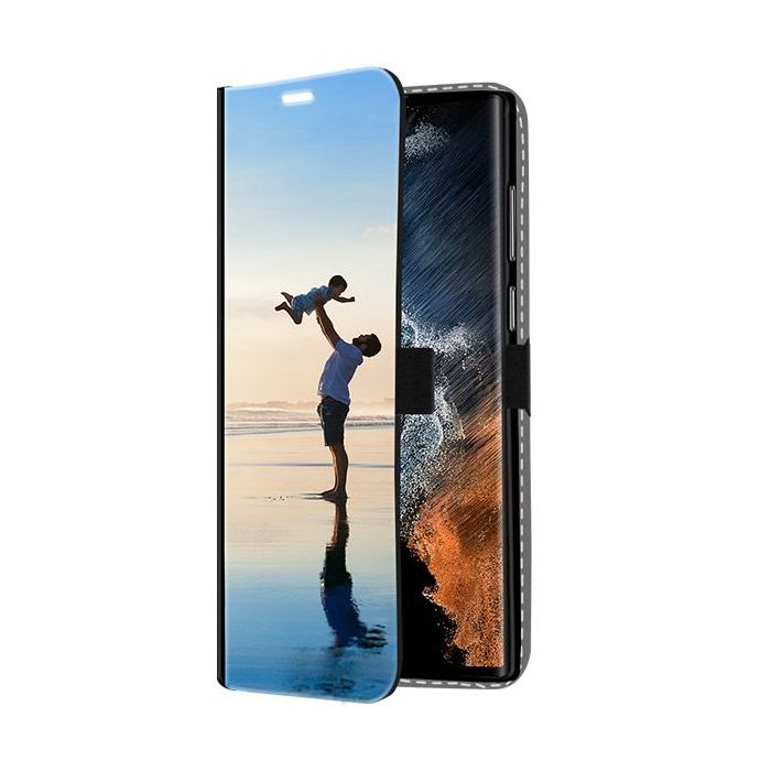 Samsung Galaxy S22 Ultra - Portemonnee Hoesje Maken (Voorzijde Bedrukt)