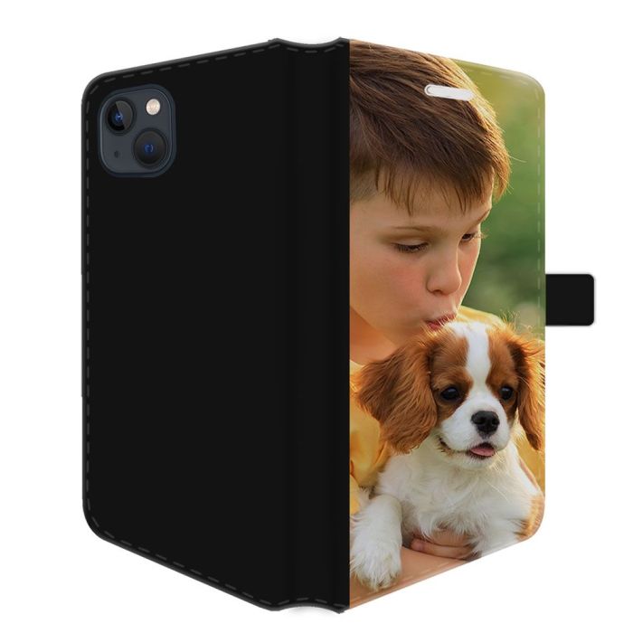 iPhone 14 Plus - Portemonnee Hoesje Maken (Voorzijde Bedrukt)