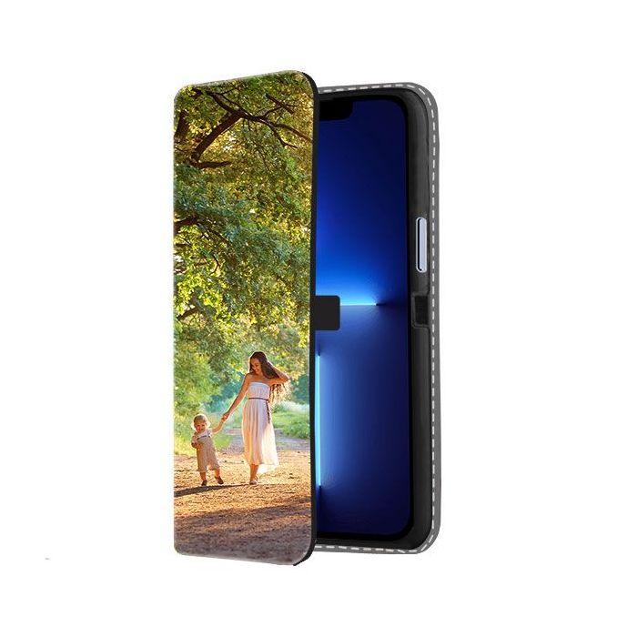 iPhone 13 - Portemonnee Hoesje Maken (Voorzijde Bedrukt)