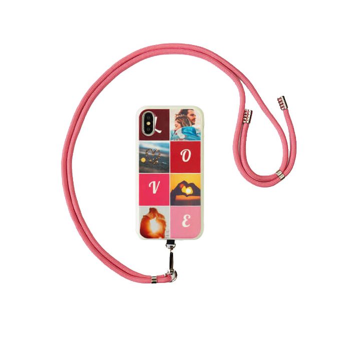 Koord voor telefoonhoesje - Roze