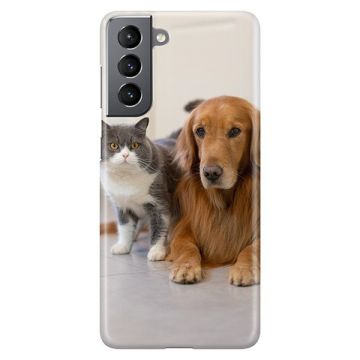 Samsung Galaxy S22 Plus - Rondom Bedrukt Hardcase Hoesje Maken