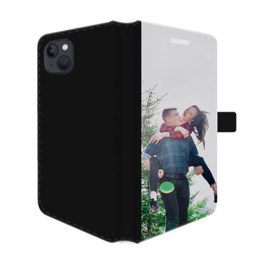 iPhone 15 Plus - Portemonnee Hoesje Maken (Voorzijde Bedrukt)