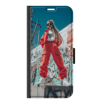 Samsung Galaxy A36 - Portemonneehoesje (walletcase) - voorzijde bedrukt Hoesje maken
