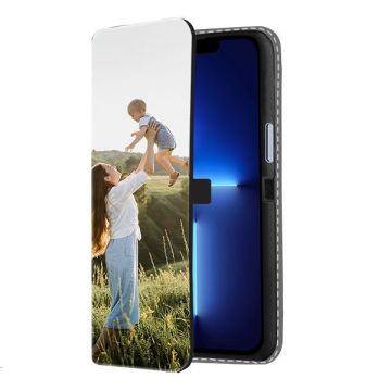 iPhone 13 Pro Max - Portemonnee Hoesje Maken (Voorzijde Bedrukt)