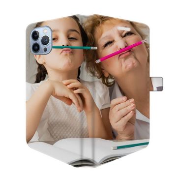 iPhone 13 Pro Max - Portemonnee Hoesje Maken (Volledig Bedrukt)