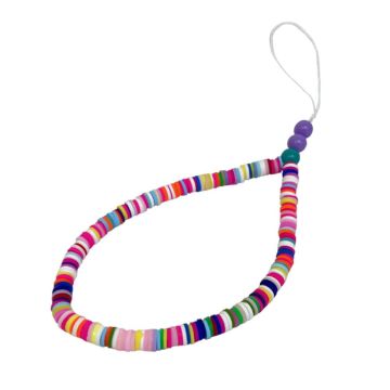 Polsbandje voor telefoonhoesje - Regenboog