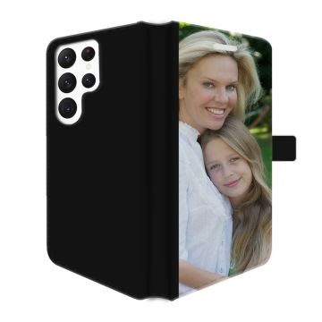 Samsung Galaxy S24 Ultra - Portemonnee Hoesje Maken (Voorzijde Bedrukt)
