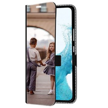 Samsung Galaxy S22 Plus - Portemonnee Hoesje Maken (Voorzijde Bedrukt)