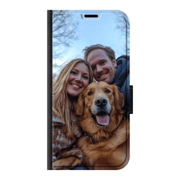 iPhone 16 Pro - Portemonneehoesje (walletcase) - voorzijde bedrukt Hoesje maken