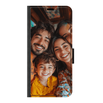 Samsung Galaxy S24 FE - Portemonneehoesje (walletcase) - voorzijde bedrukt Hoesje maken