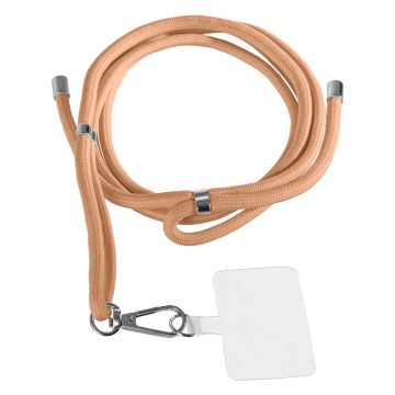 Koord voor telefoonhoesje - Zachtroze