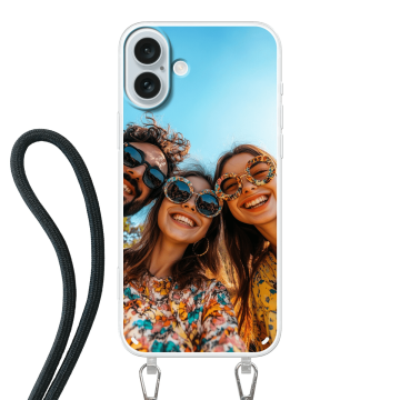 iPhone 16 Plus - Hoesje met koord (crossbody) Hoesje maken