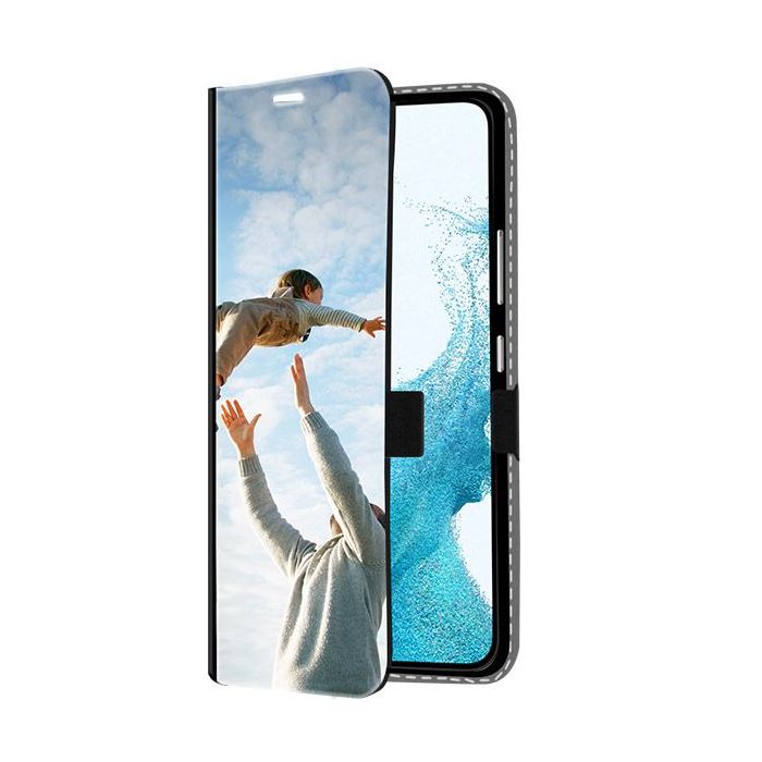 Samsung Galaxy S22 - Portemonnee Hoesje Maken (Voorzijde Bedrukt)