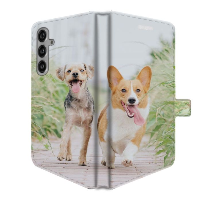 Samsung Galaxy S24 - Portemonnee Hoesje Maken (Volledig Bedrukt)