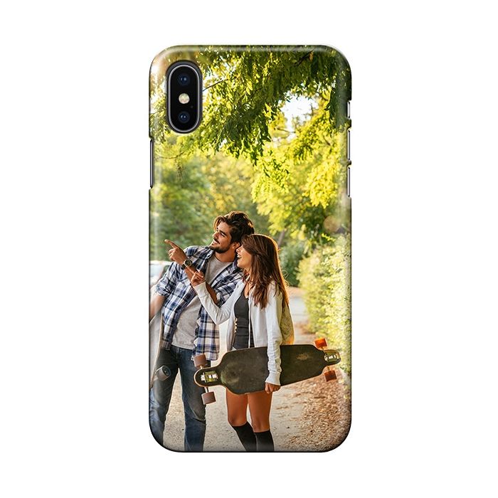 iPhone XS - Rondom Bedrukt Hardcase Hoesje Maken