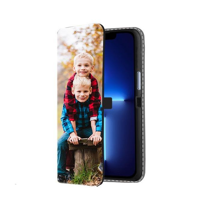 iPhone 13 Mini - Portemonnee Hoesje Maken (Voorzijde Bedrukt)