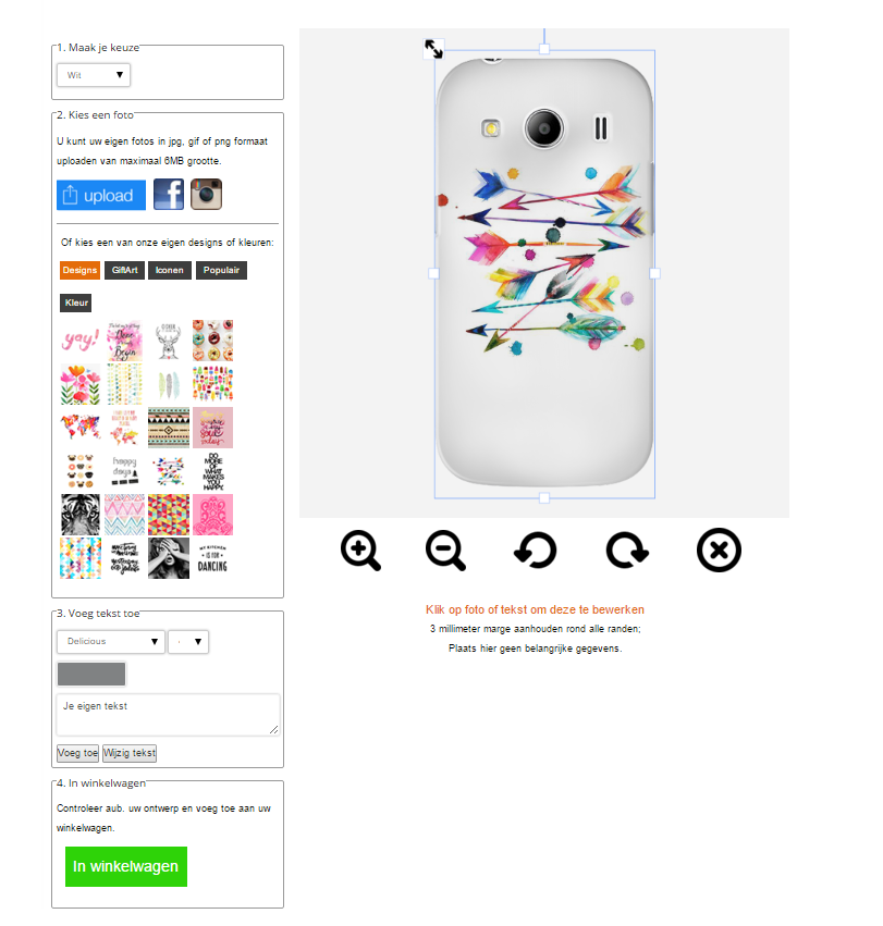Samsung Galaxy Ace 4 hoesje ontwerpen Samsung Galaxy Ace 4 Hardcase hoesje maken